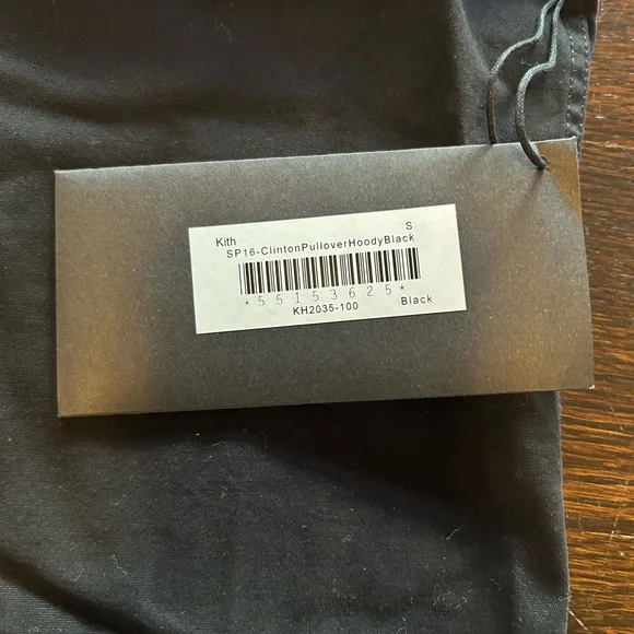 KITH Clinton Pullover Black Mens Small